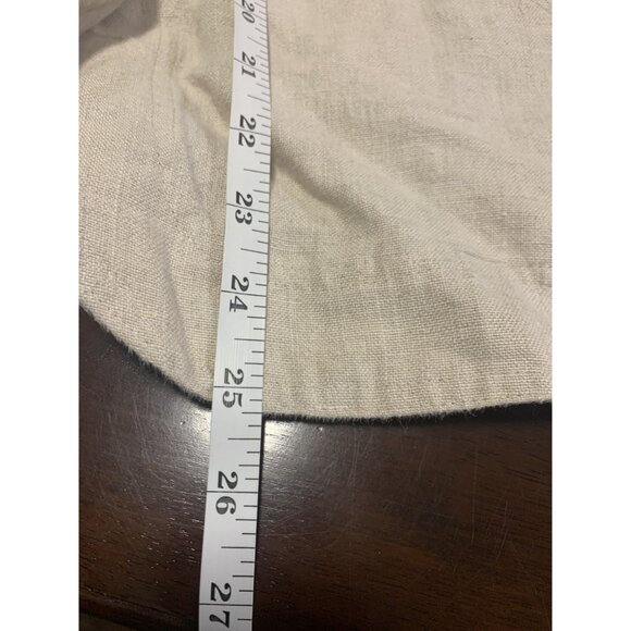 Charter Club Linen Button Up Cropped Blazer Size XL - Picture 6 of 7